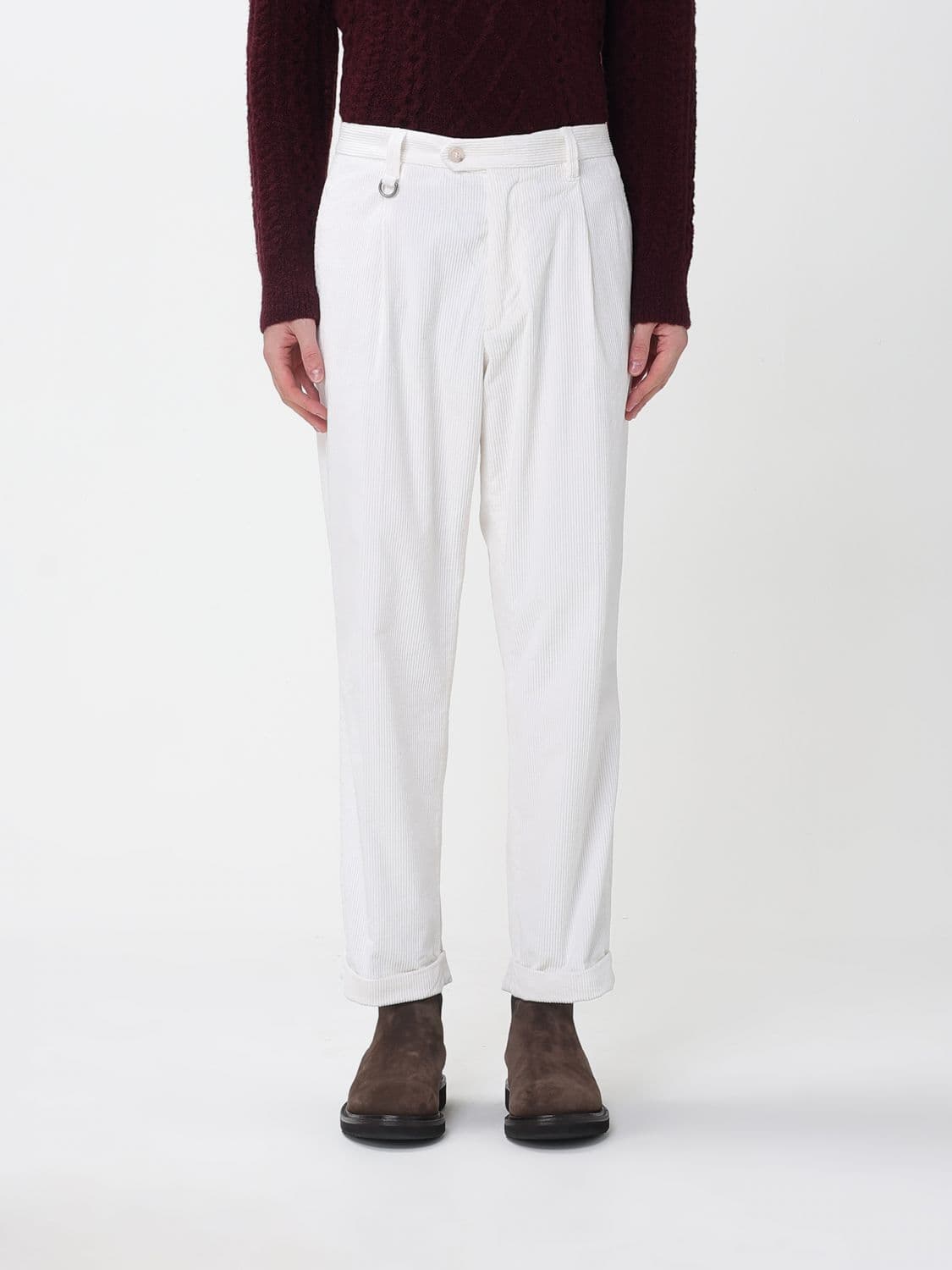 Paolo Pecora Pants Men color White
