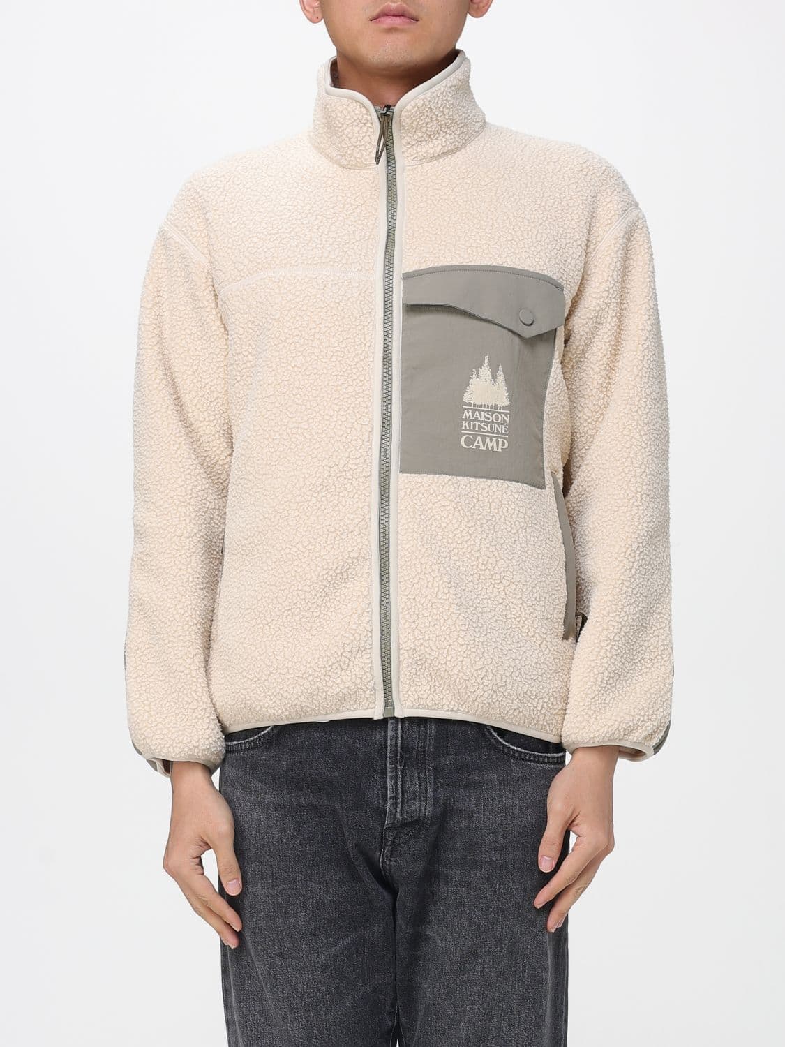 Maison Kitsuné Jacket Men color Beige