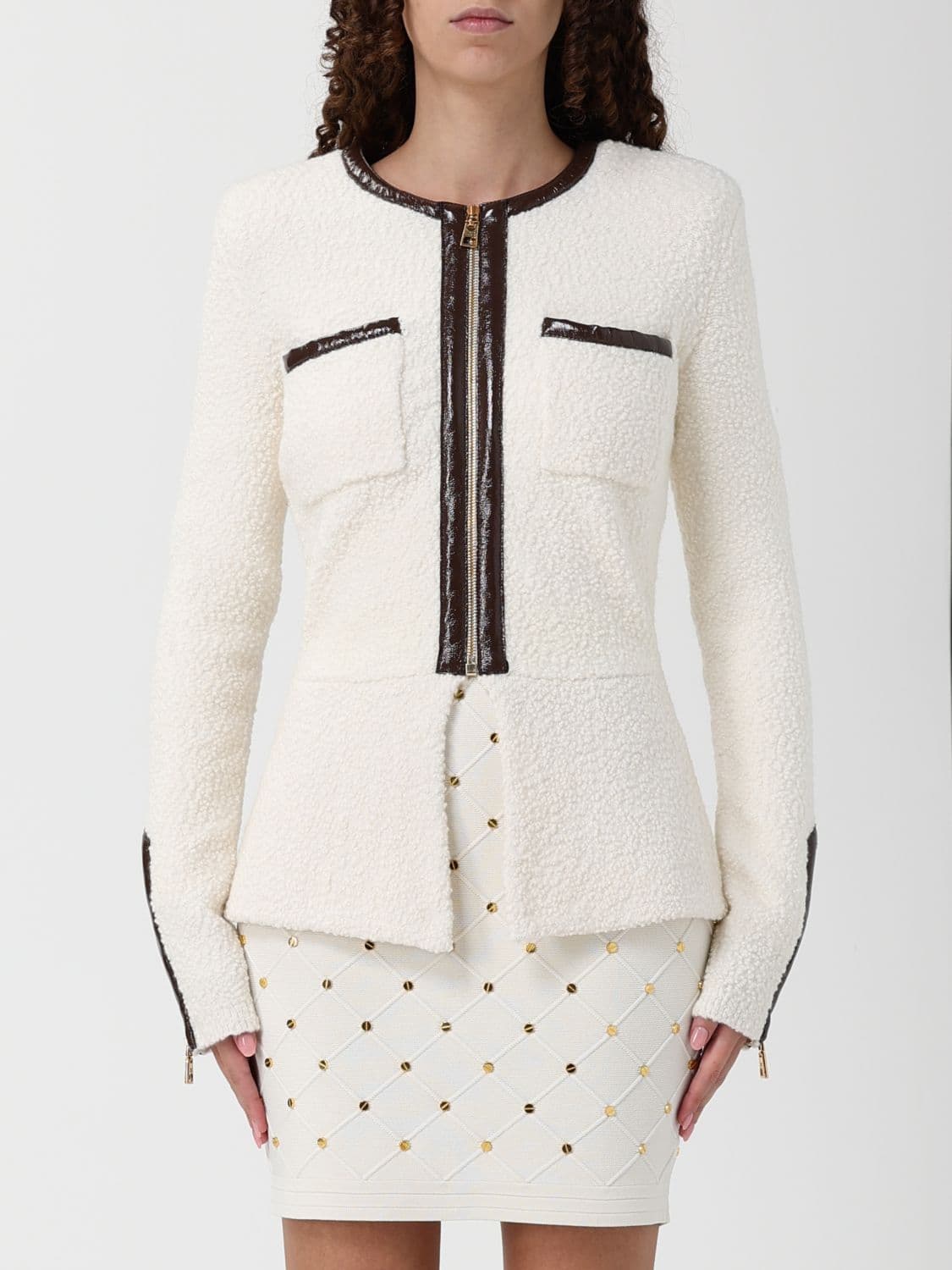 Elisabetta Franchi Sweater Woman color White
