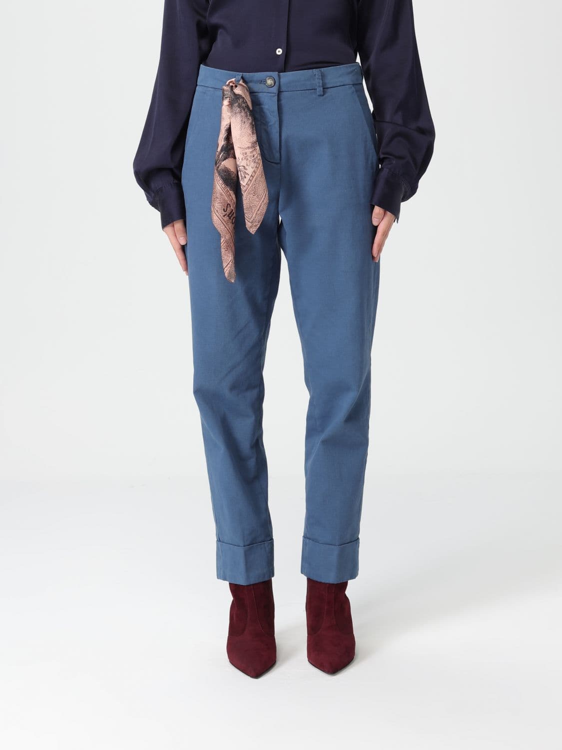Mason's Pants Woman color Blue