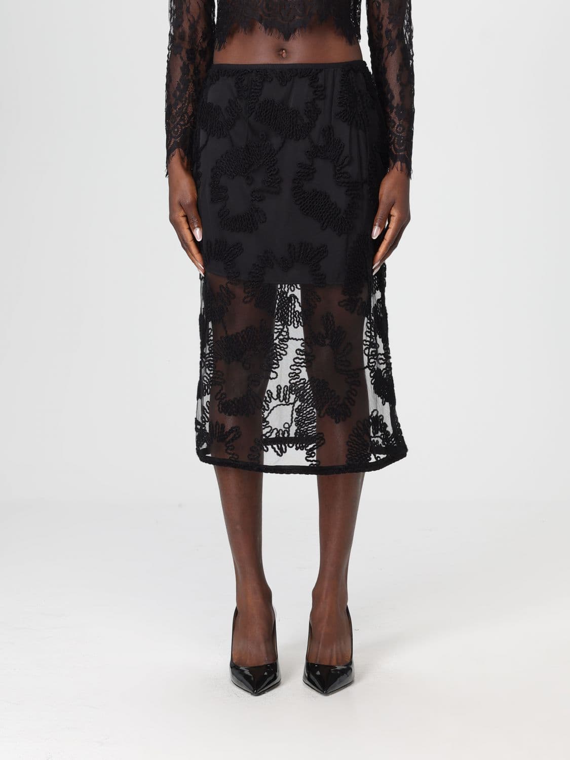 Simona Corsellini Skirt Woman color Black · 40