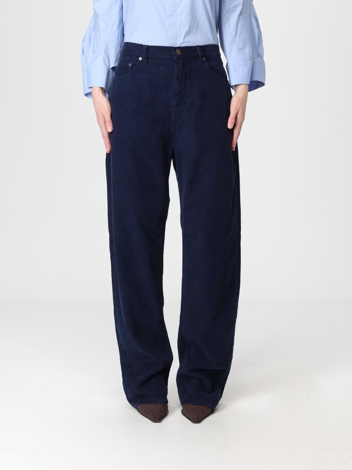 Victoria Victoria Beckham Pants Woman color Brown