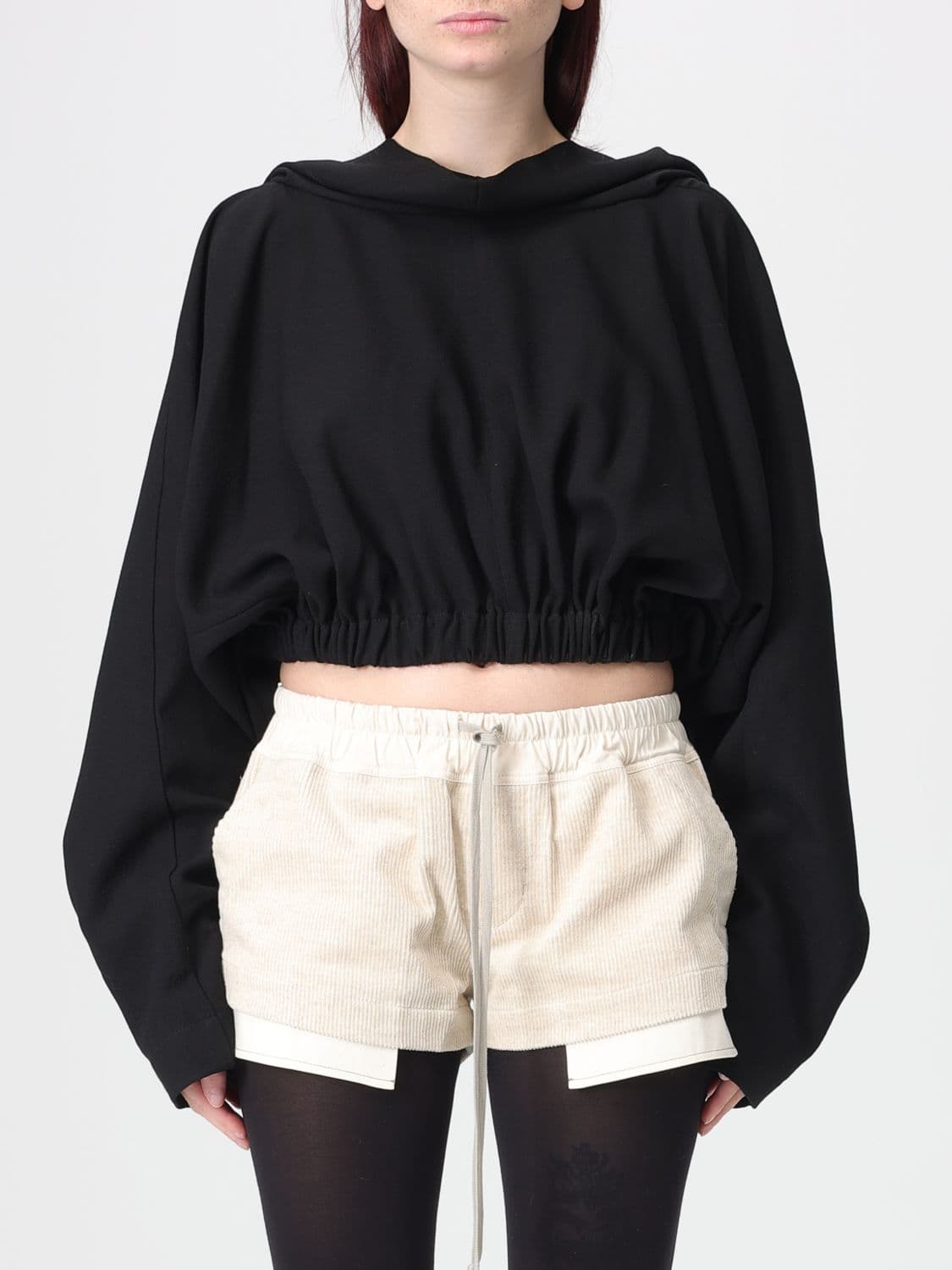 Rick Owens Sweatshirt Woman color Black · OS