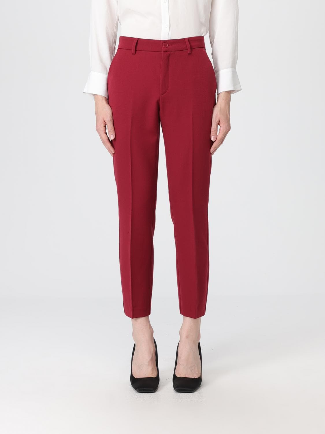 Liu Jo Pants Woman color Ruby