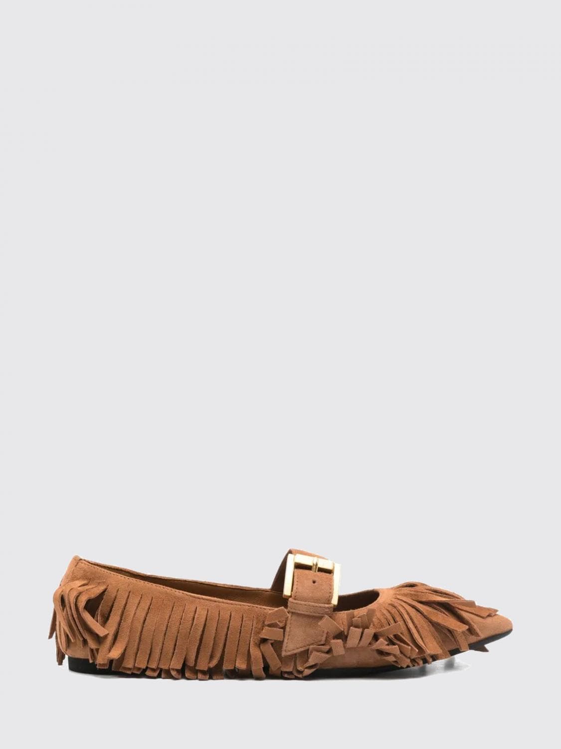 N° 21 Ballet Flat Woman color Brown