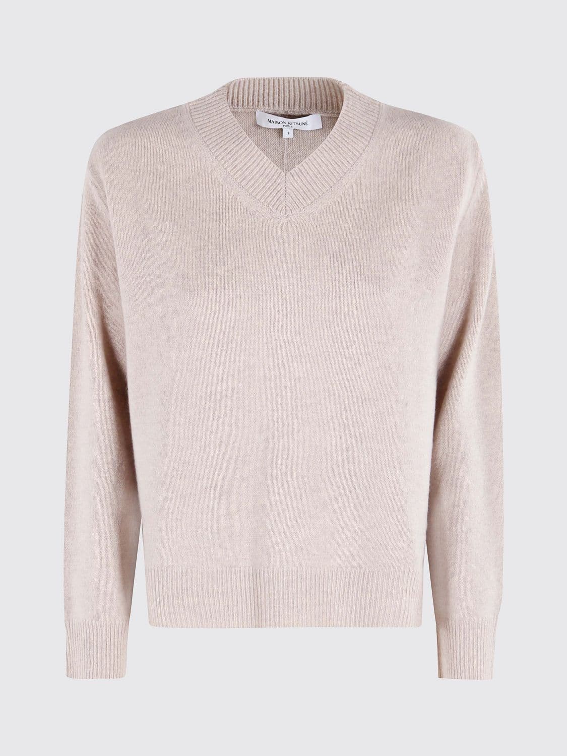 Maison Kitsuné Sweater Woman color Beige