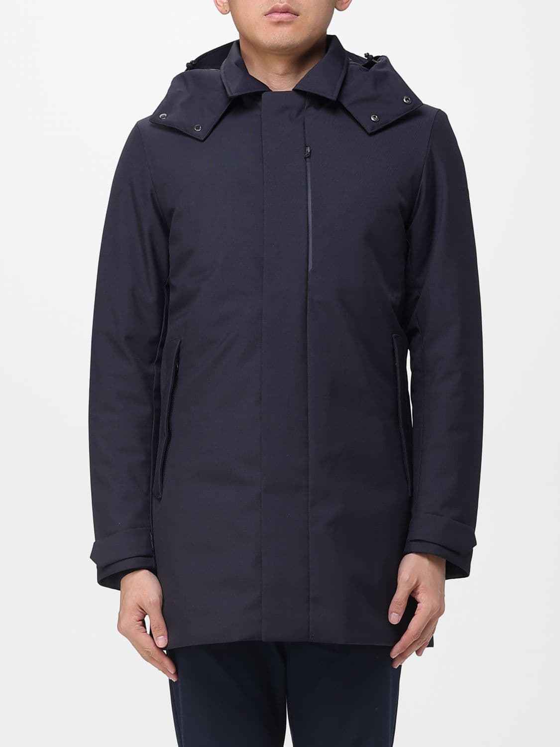 Save The Duck Coat Men color Blue