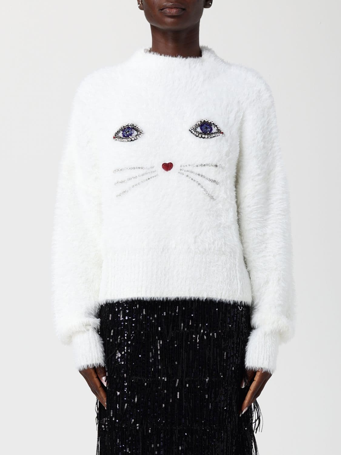Karl Lagerfeld Sweater Woman color White