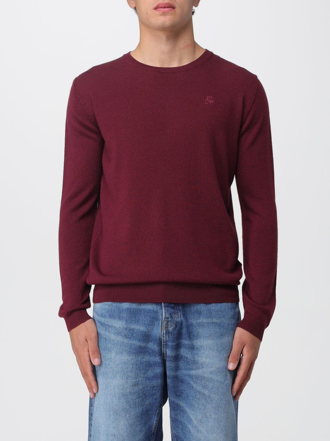 Karl Lagerfeld Sweater Men color Burgundy