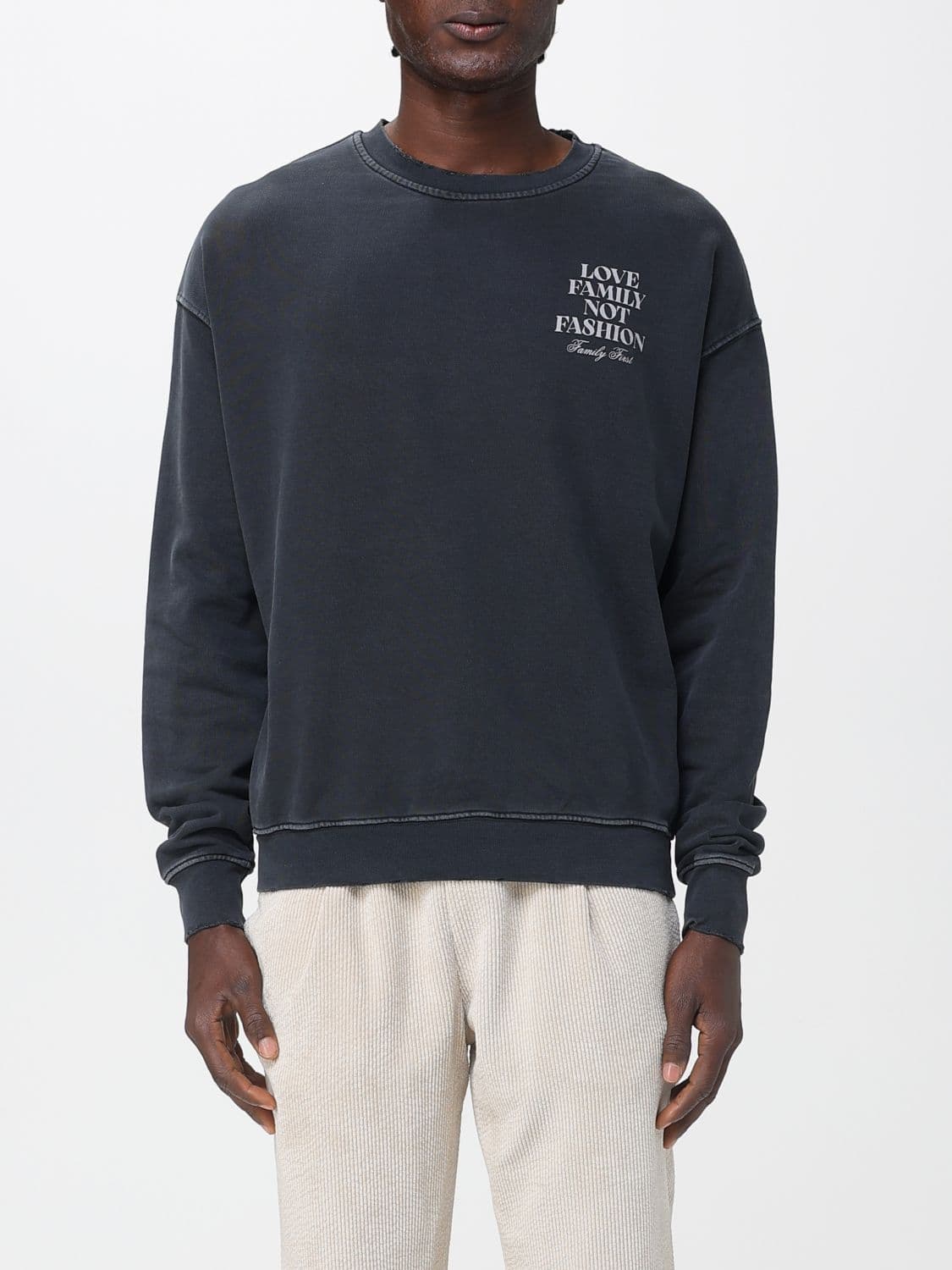 Family First Sweatshirt Men color Grey