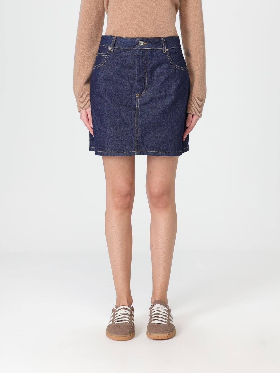 Maison Kitsuné Skirt Woman color Blue