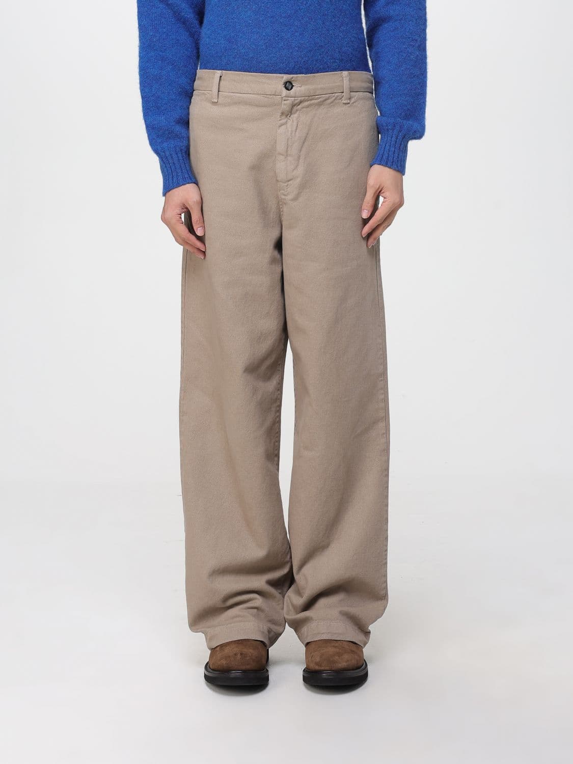 Amish Pants Men color Beige