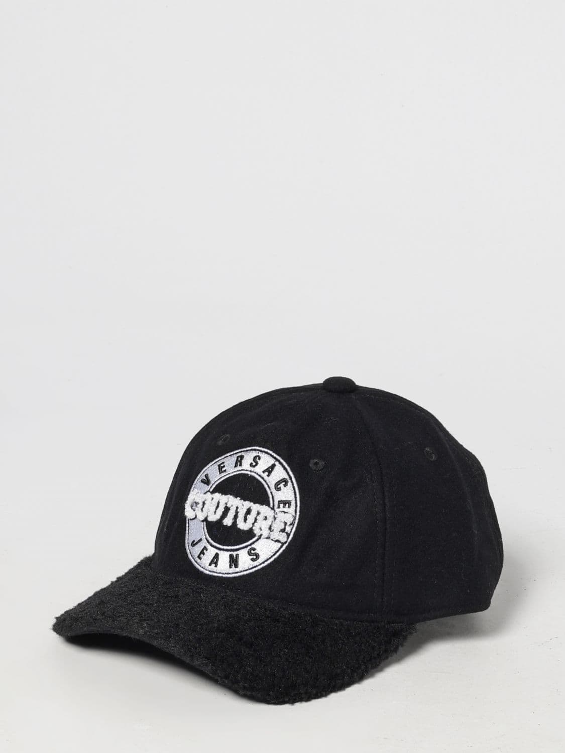 Versace Jeans Couture Hat Men color Black