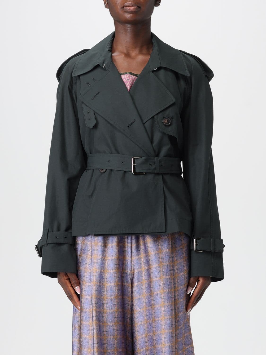 Dries Van Noten Jacket Woman color Green