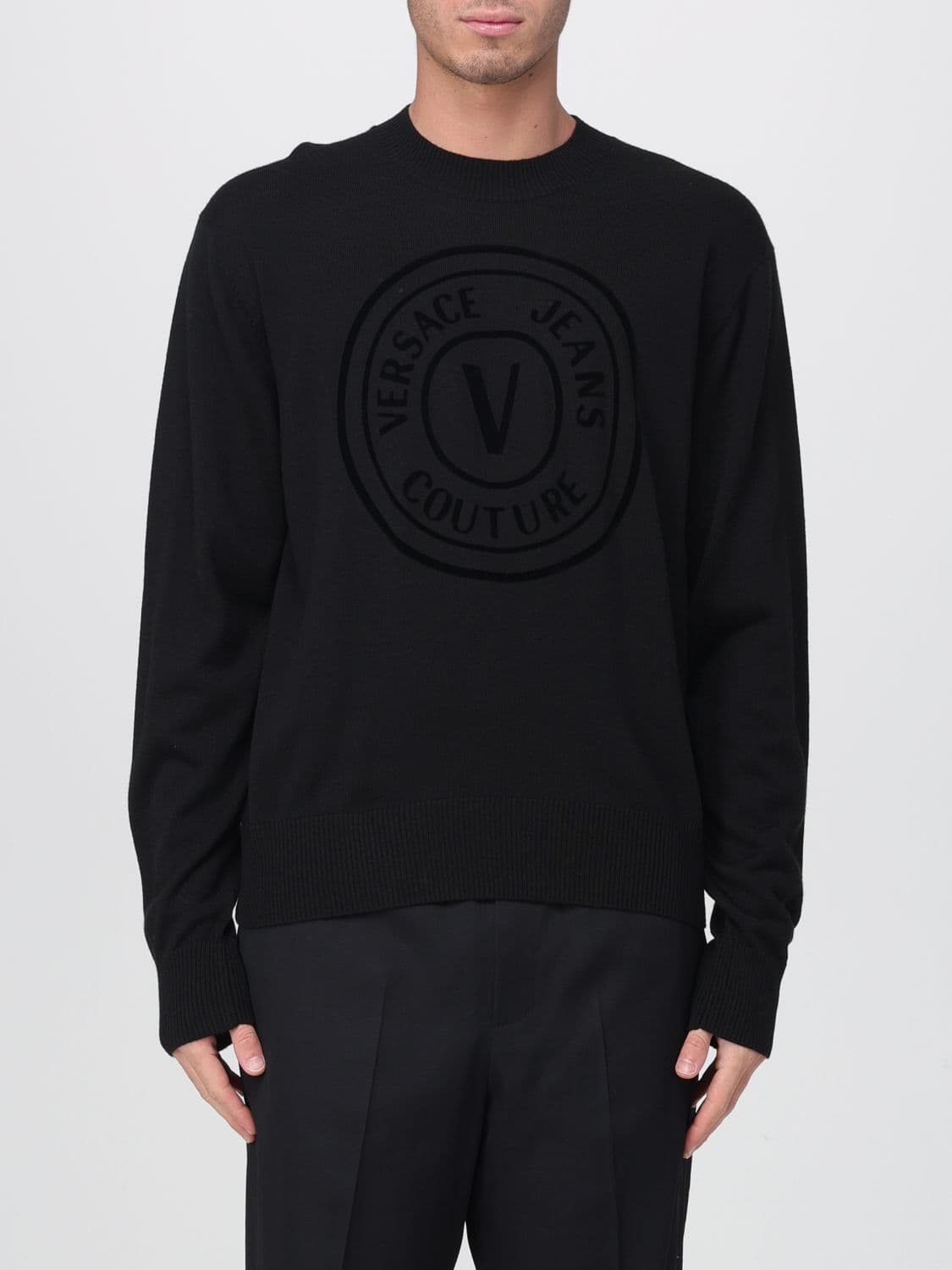 Versace Jeans Couture Sweater Men color Black