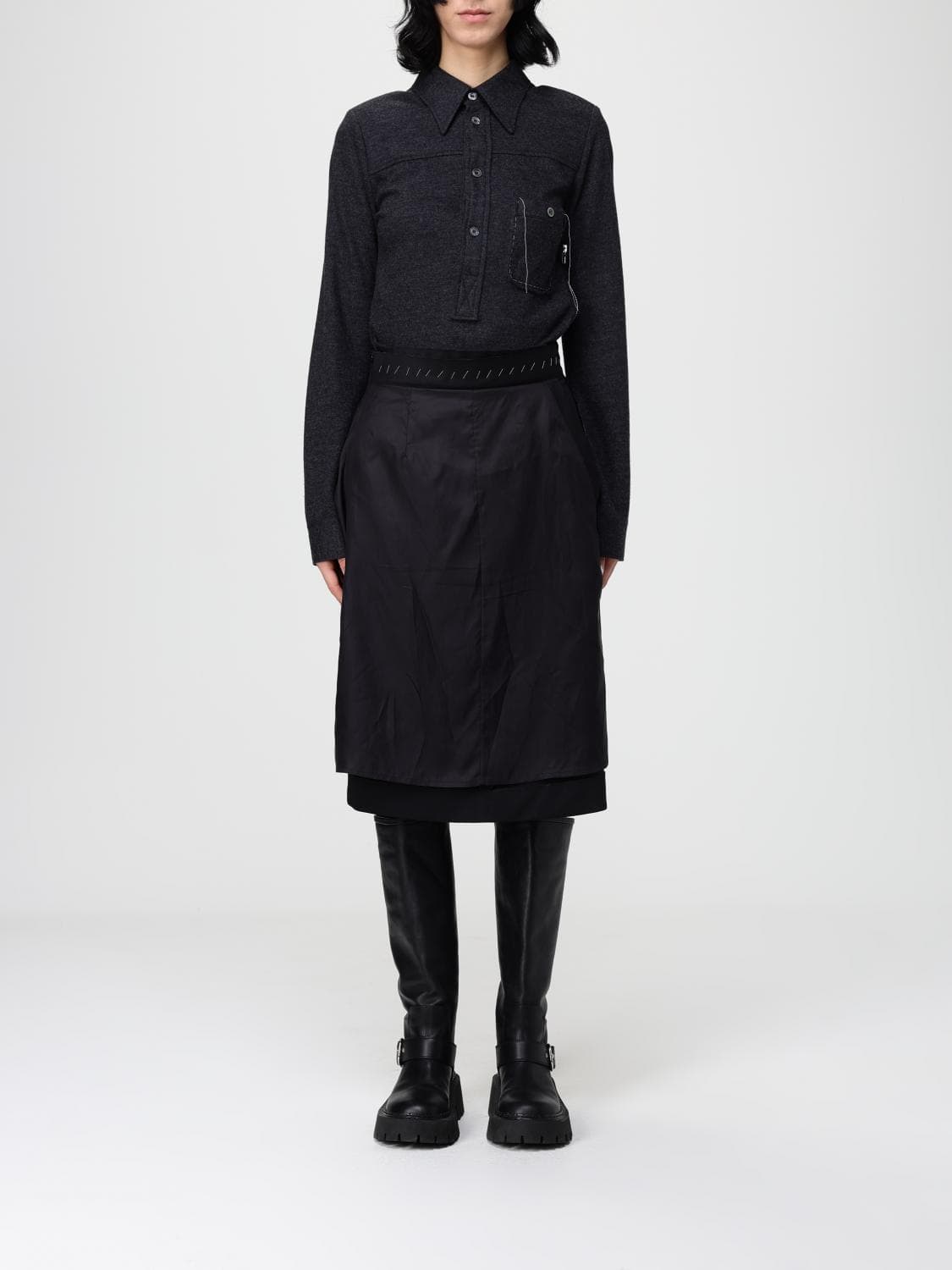 Maison Margiela Dress Woman color Grey