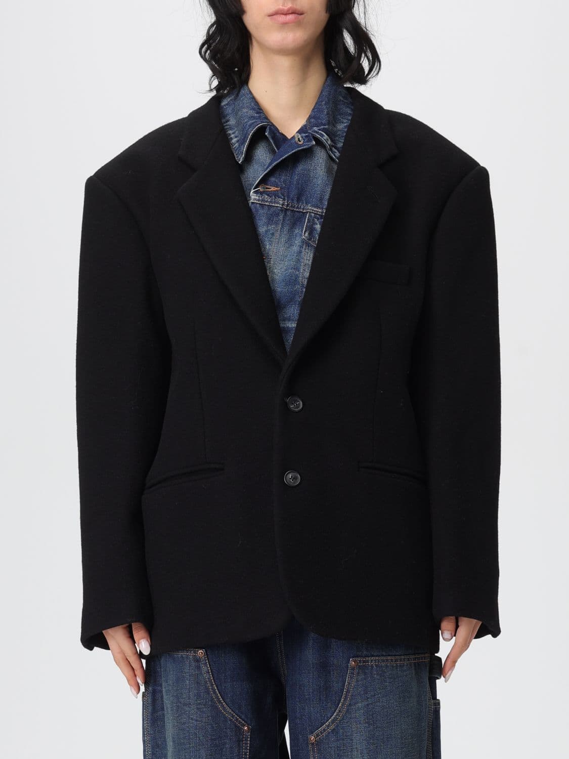 Mm6 Maison Margiela Coat Woman color Black