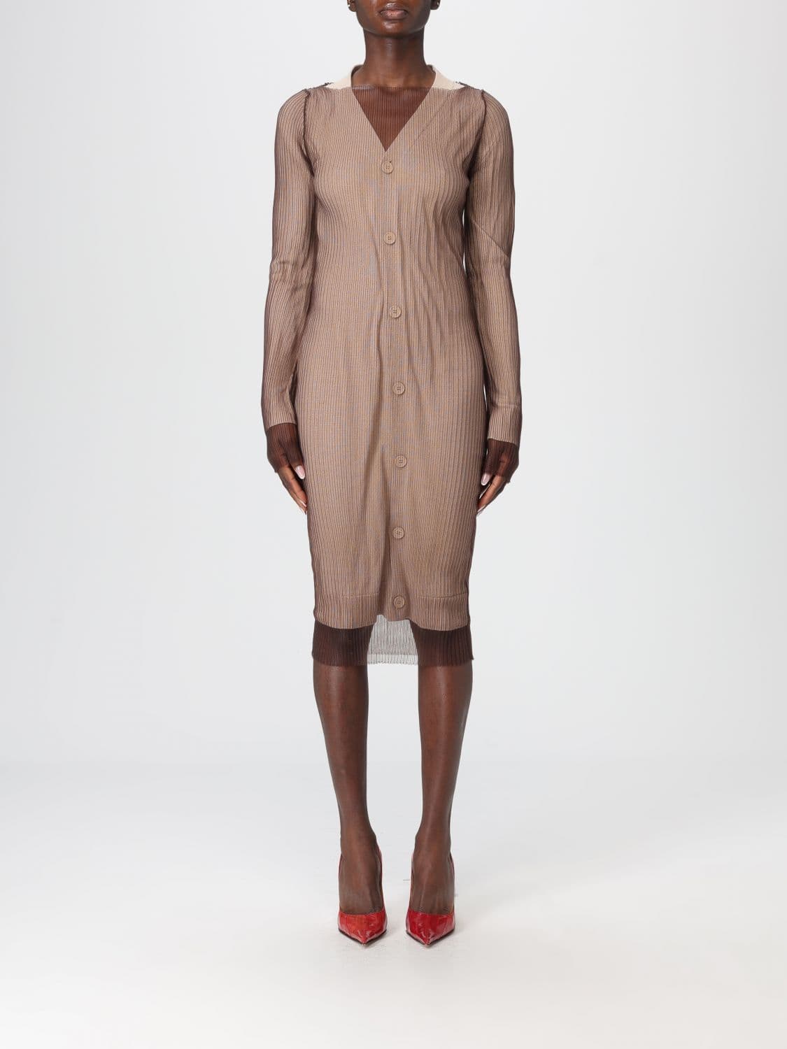 Mm6 Maison Margiela Dress Woman color Beige
