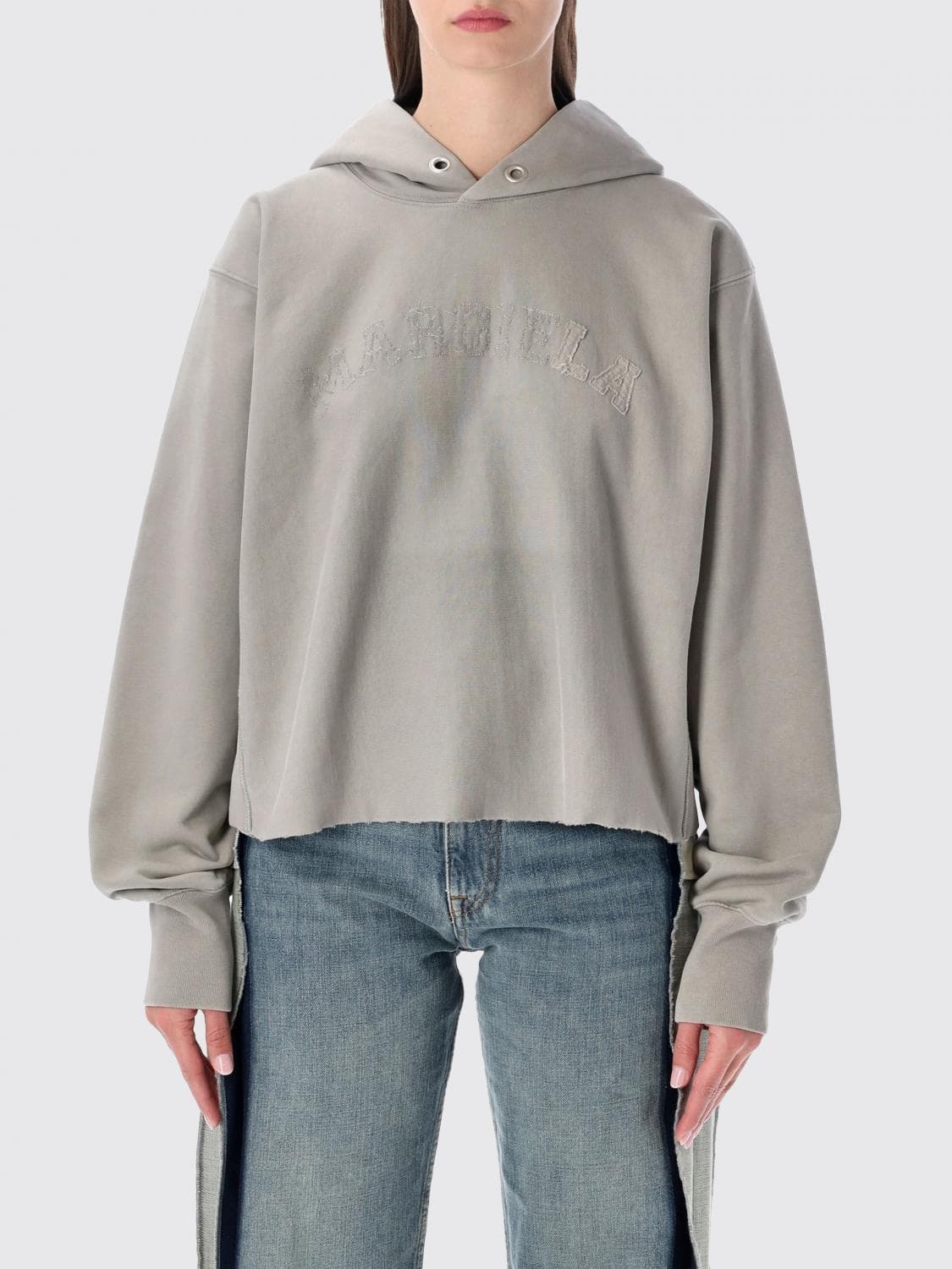 Maison Margiela Sweatshirt Woman color Dove Grey