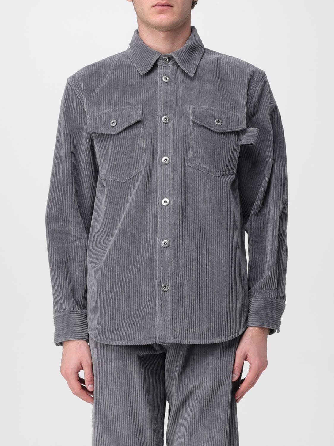 Bottega Veneta Shirt Men color Grey