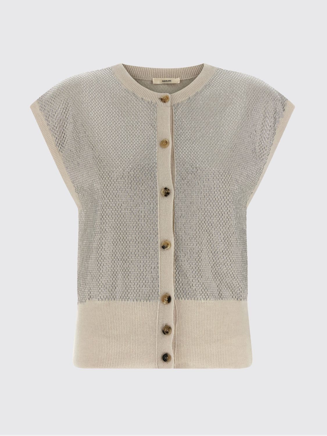Haikure Waistcoat Woman color Beige