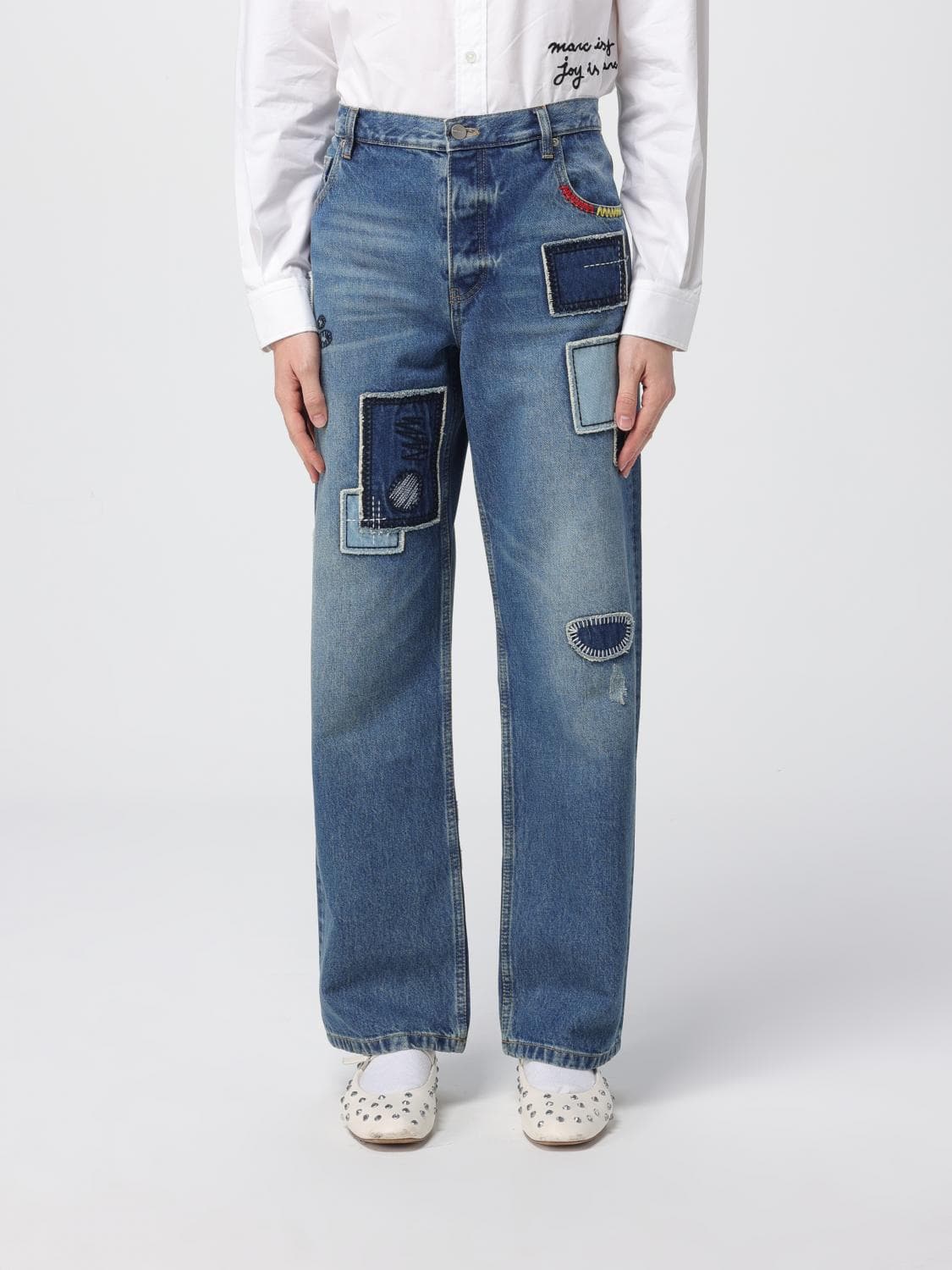 Marc Jacobs Jeans Woman color Denim