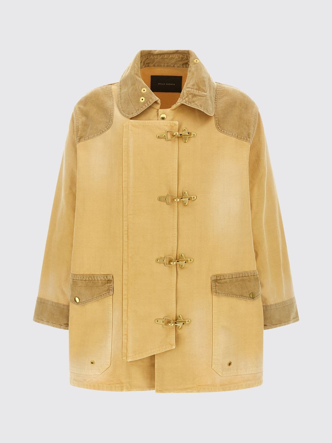 Wales Bonner Coat Men color Sand