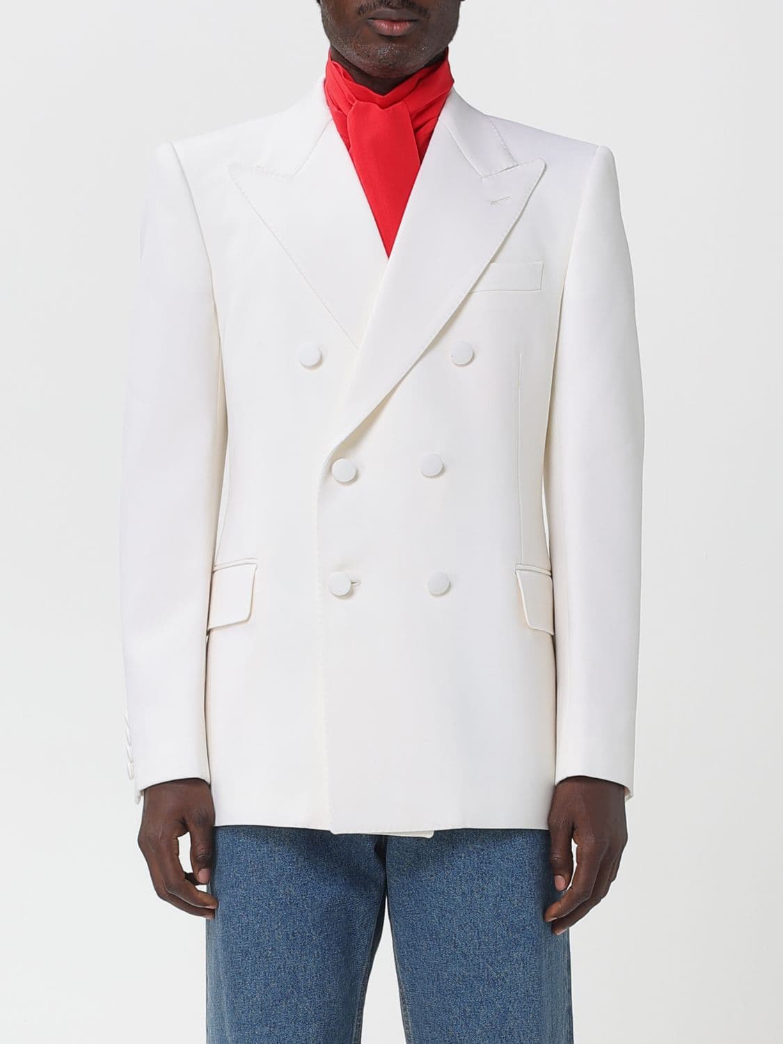 Valentino Jacket Men color White