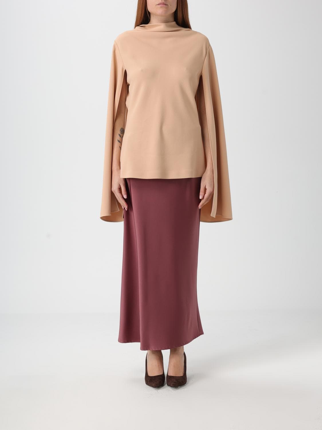 Alberta Ferretti Top Woman color Nude