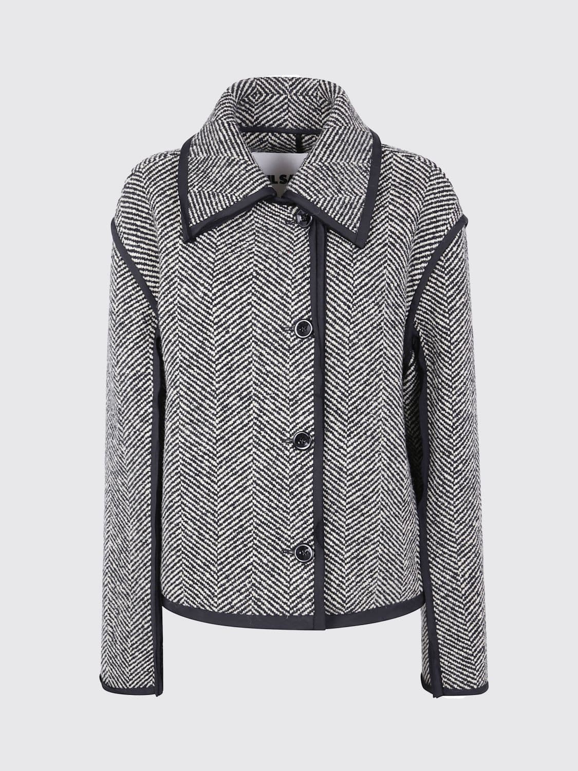 Jil Sander Coat Woman color Black