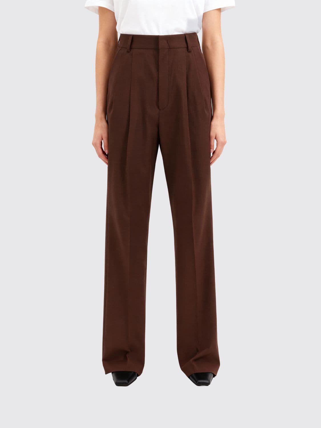Armarium Pants Woman color Brown · 38