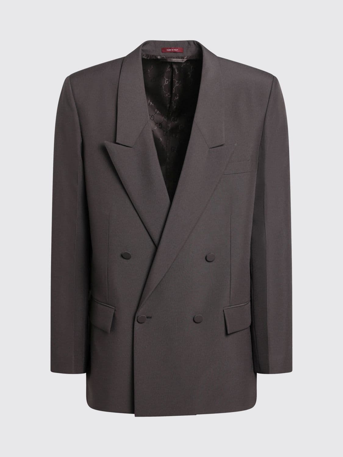 Gucci Jacket Men color Brown · 48