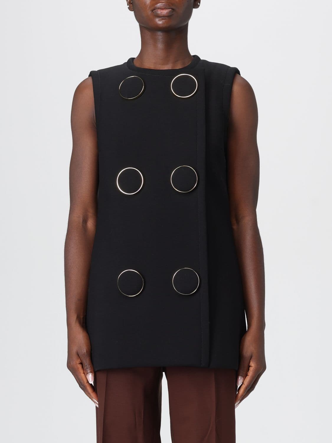 Gucci Waistcoat Woman color Black