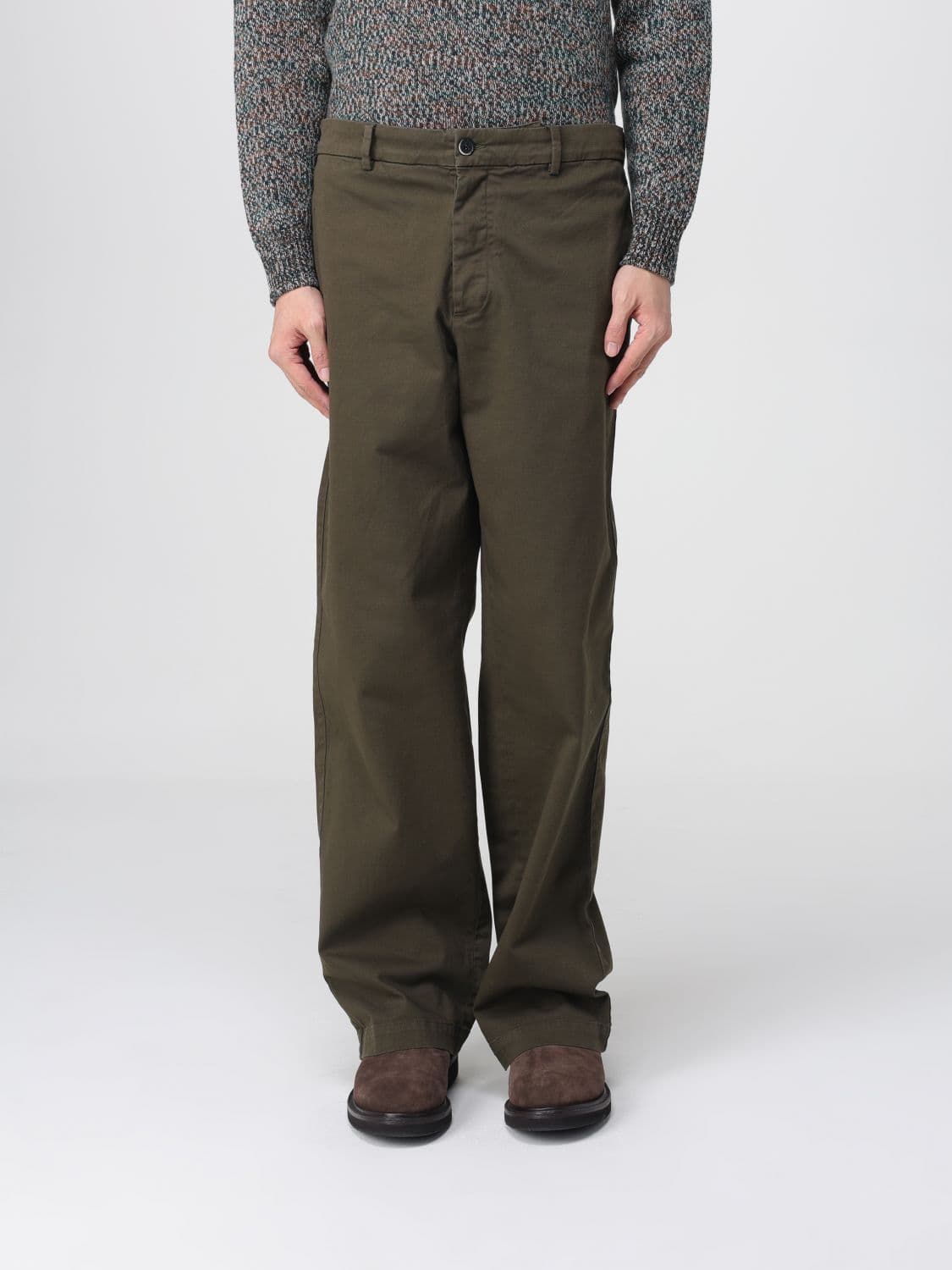 Barena Pants Men color Green