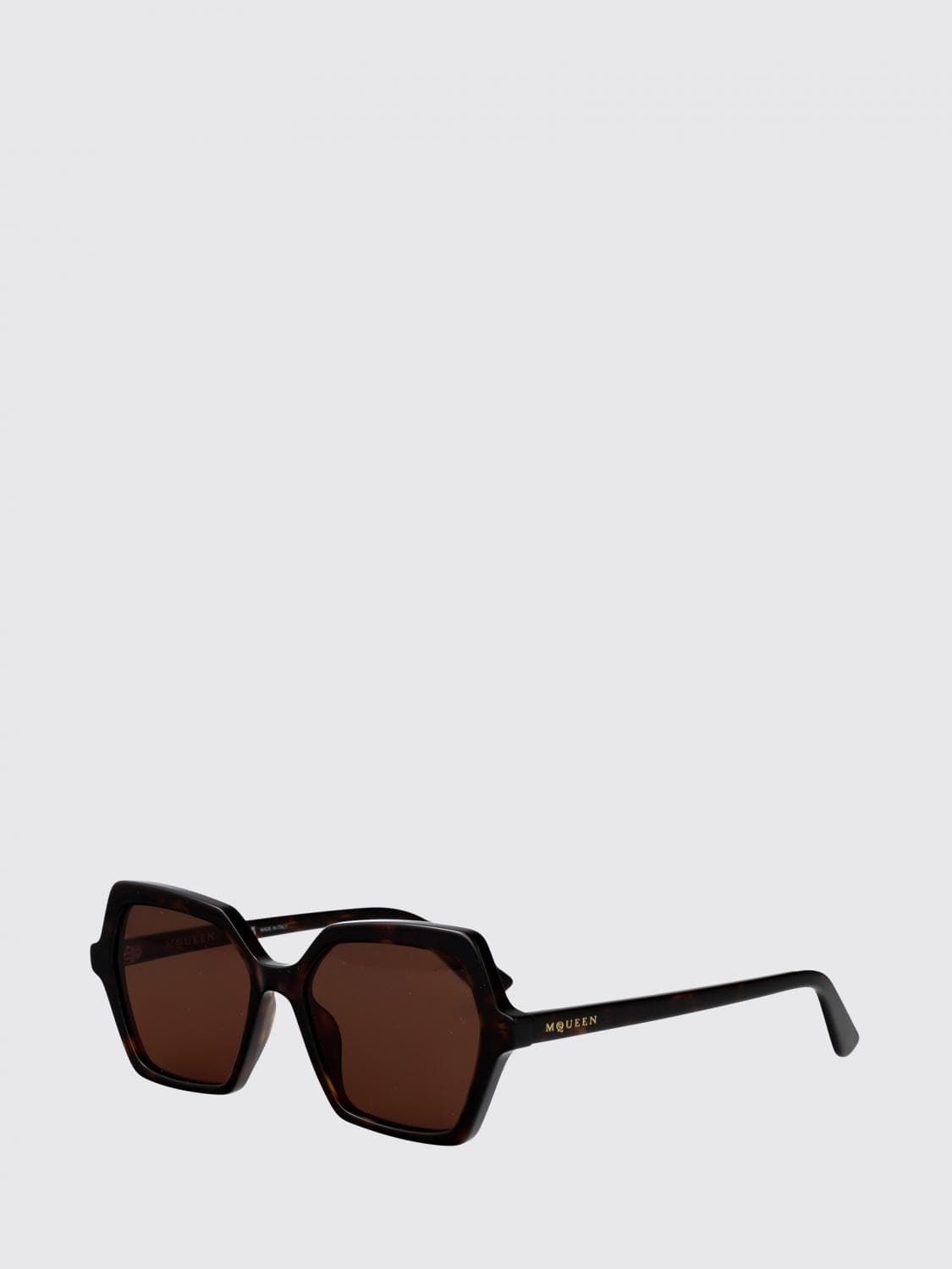 Mcqueen Sunglasses Woman color Brown