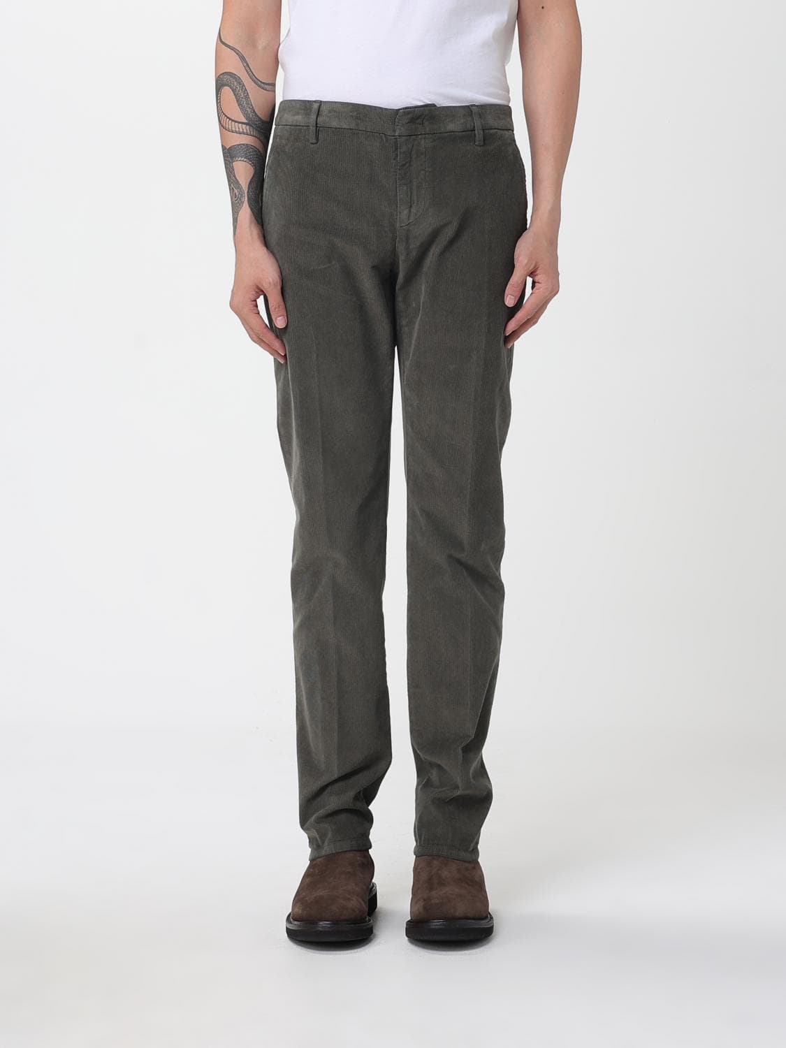 Dondup Pants Men color Military