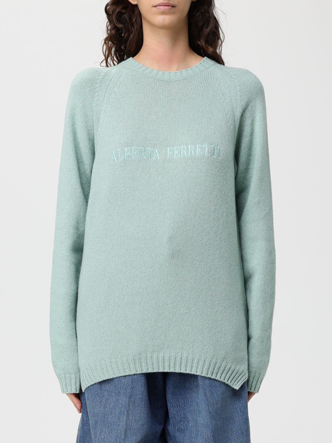 Alberta Ferretti Sweater Woman color Green