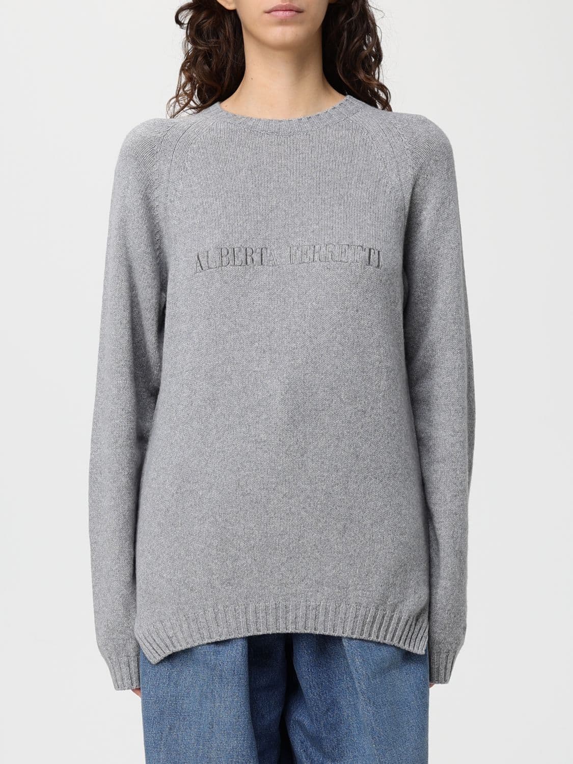 Alberta Ferretti Sweater Woman color Grey
