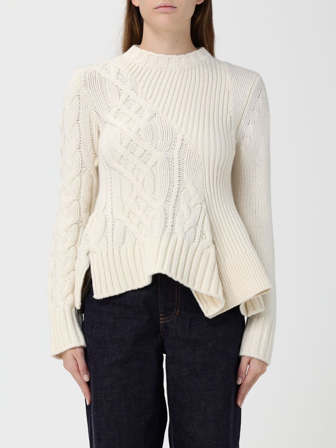 Sacai Sweater Woman color White