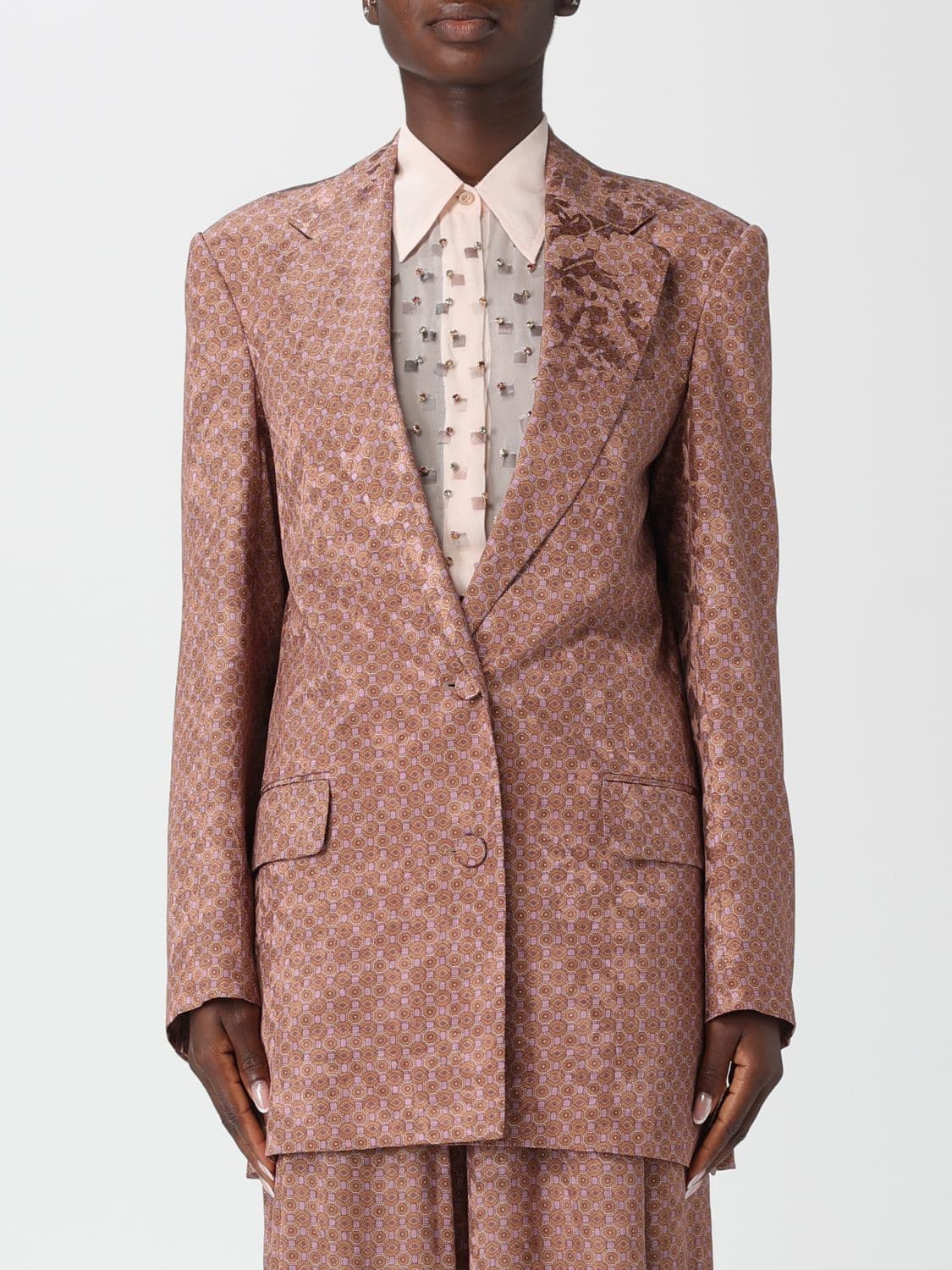 Dries Van Noten Jacket Woman color Pink