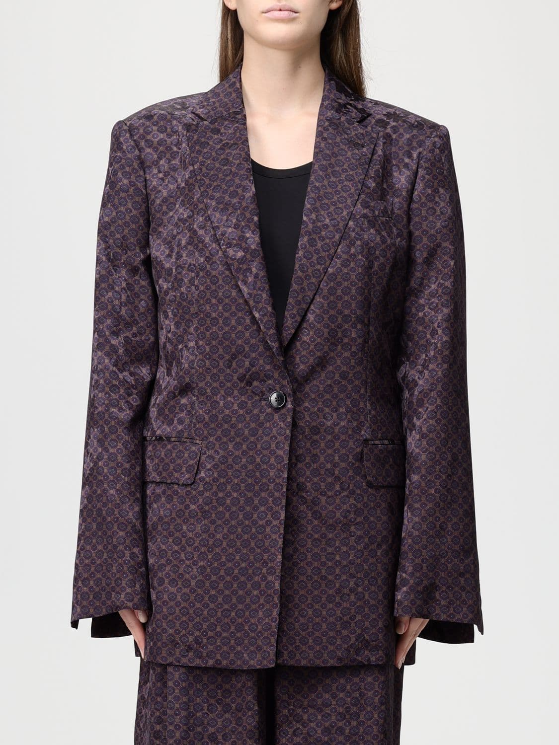 Dries Van Noten Jacket Woman color Brown