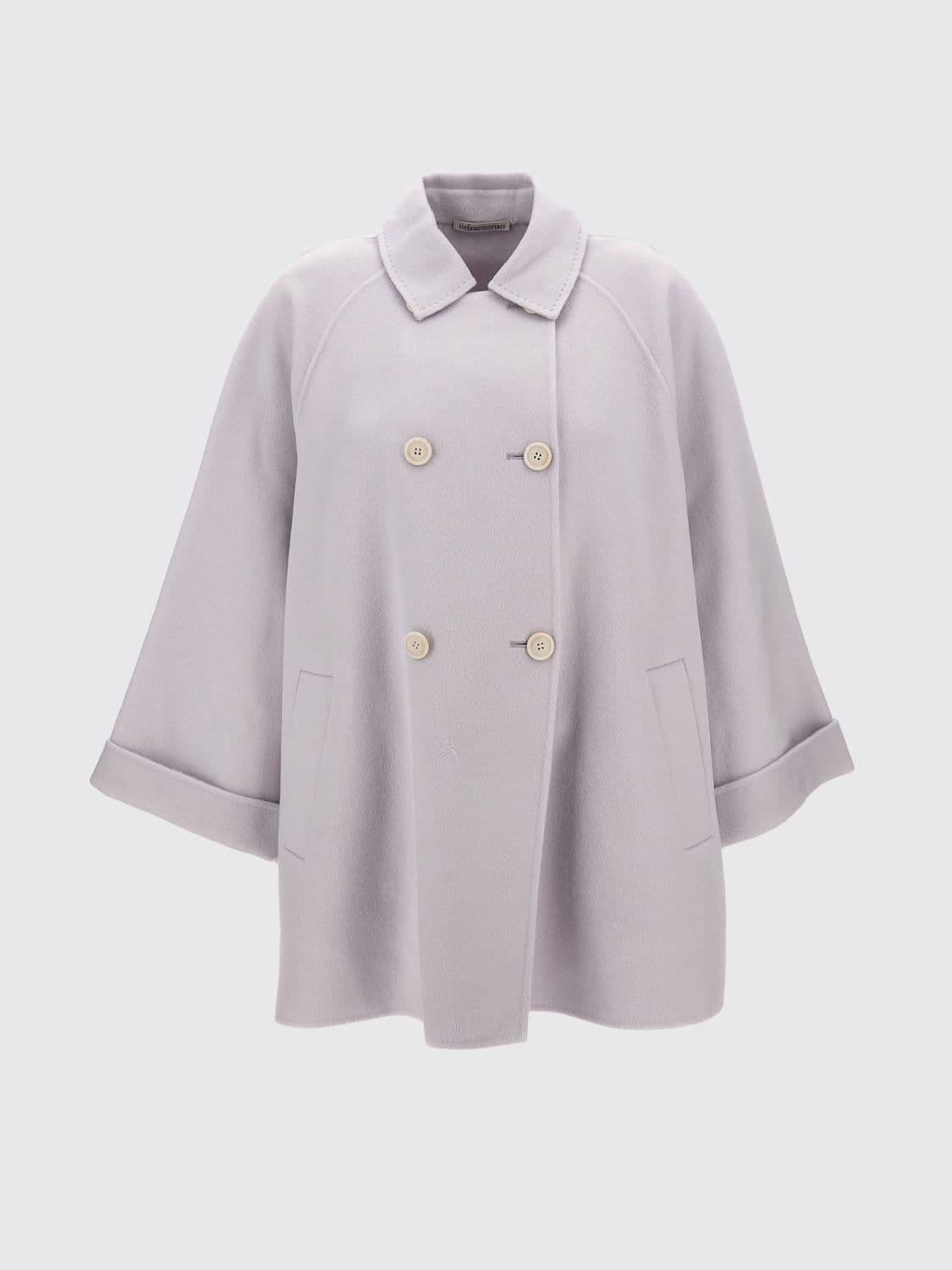 Stefano Mortari Coat Woman color Grey · OS