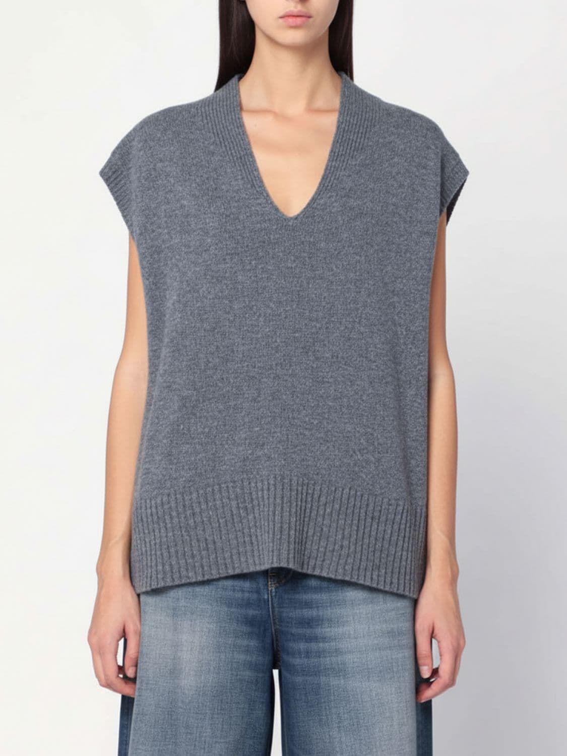 Roberto Collina Waistcoat Woman color Grey · S