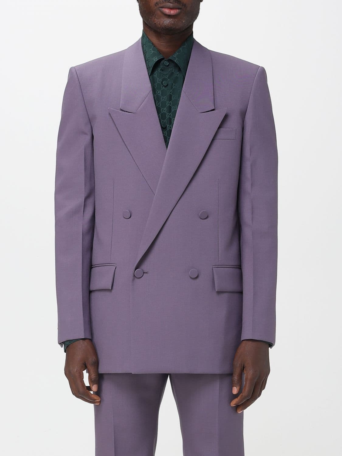 Gucci Jacket Men color Violet