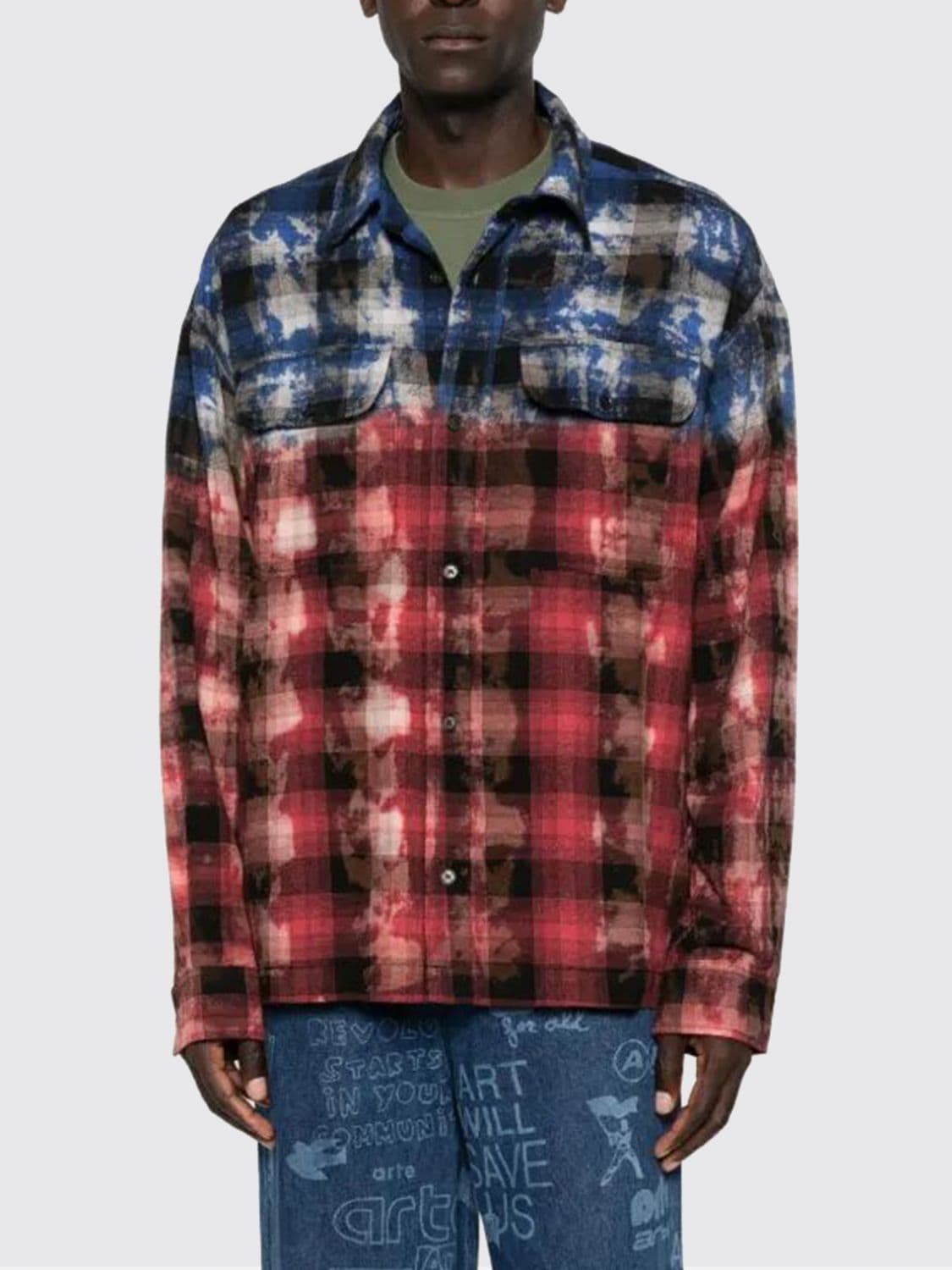 Palm Angels Jacket Men color Red