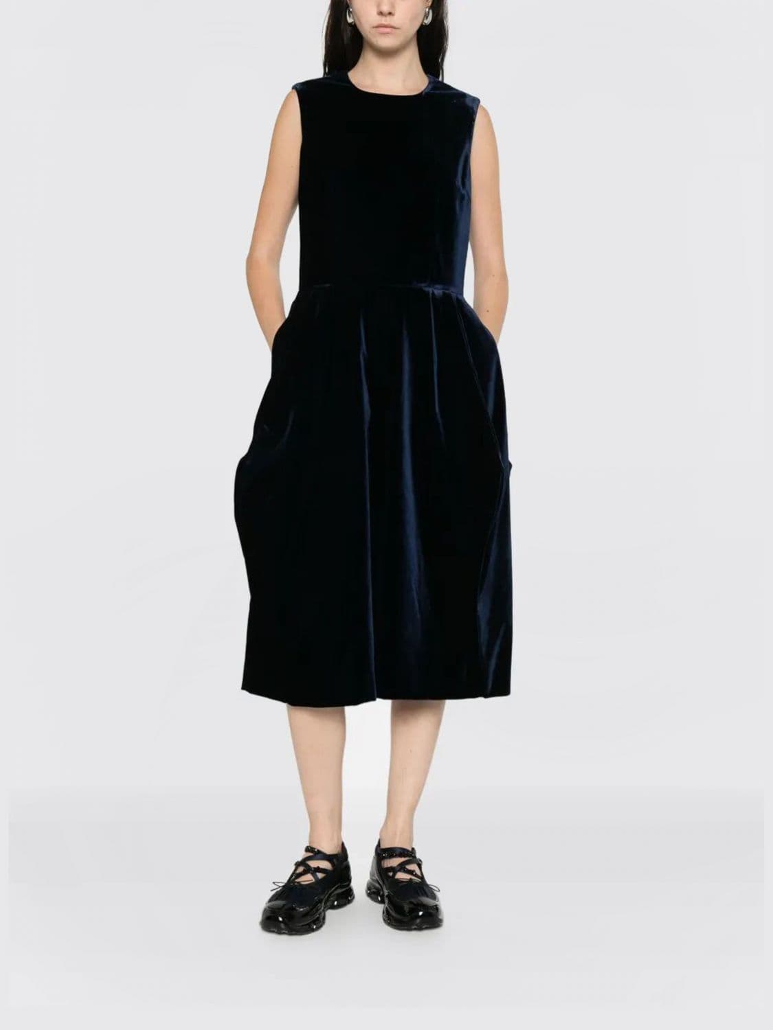 Comme Des Garçons Dress Woman color Navy