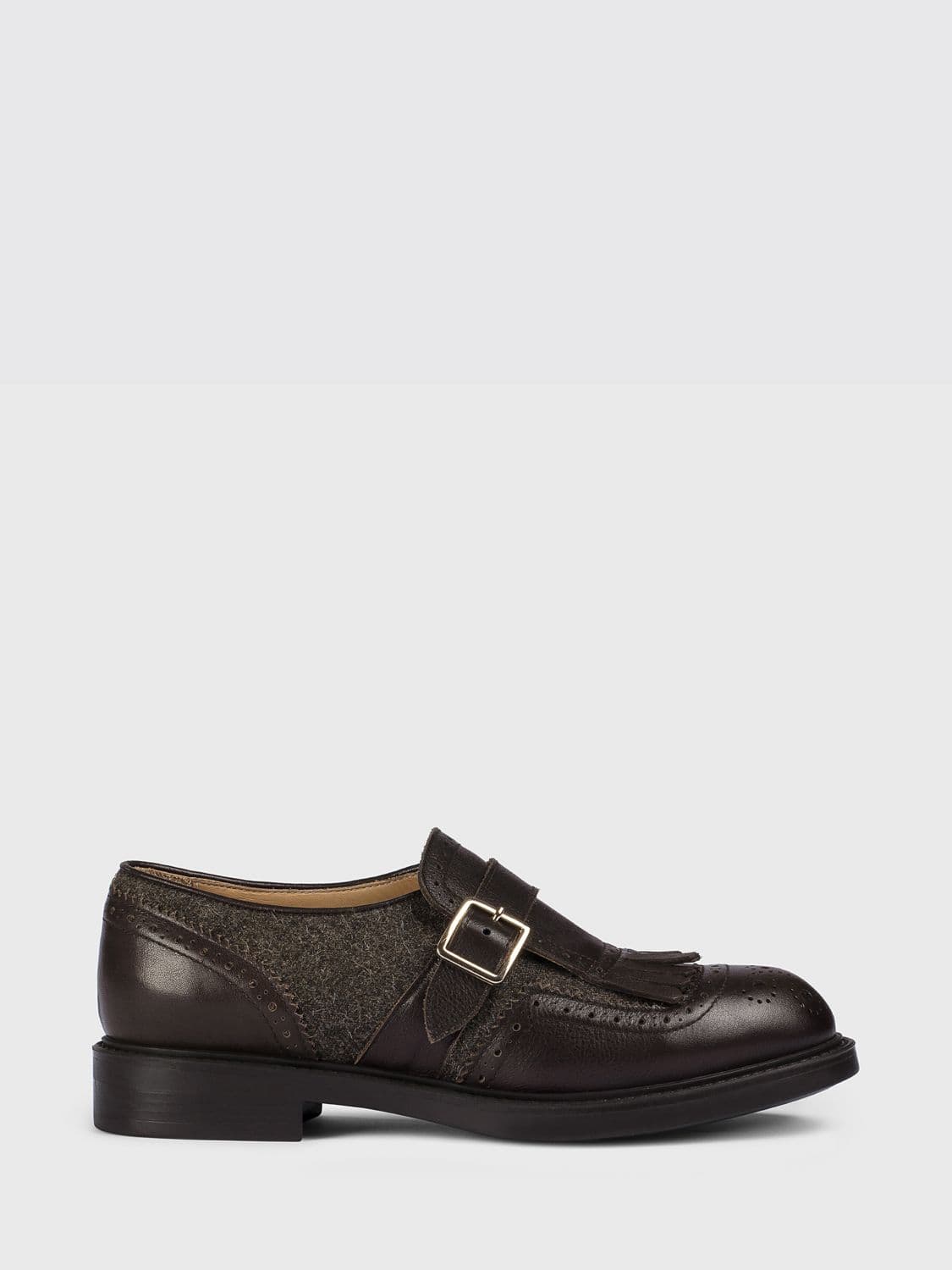 Doucal's Oxford Shoe Woman color Mahogany