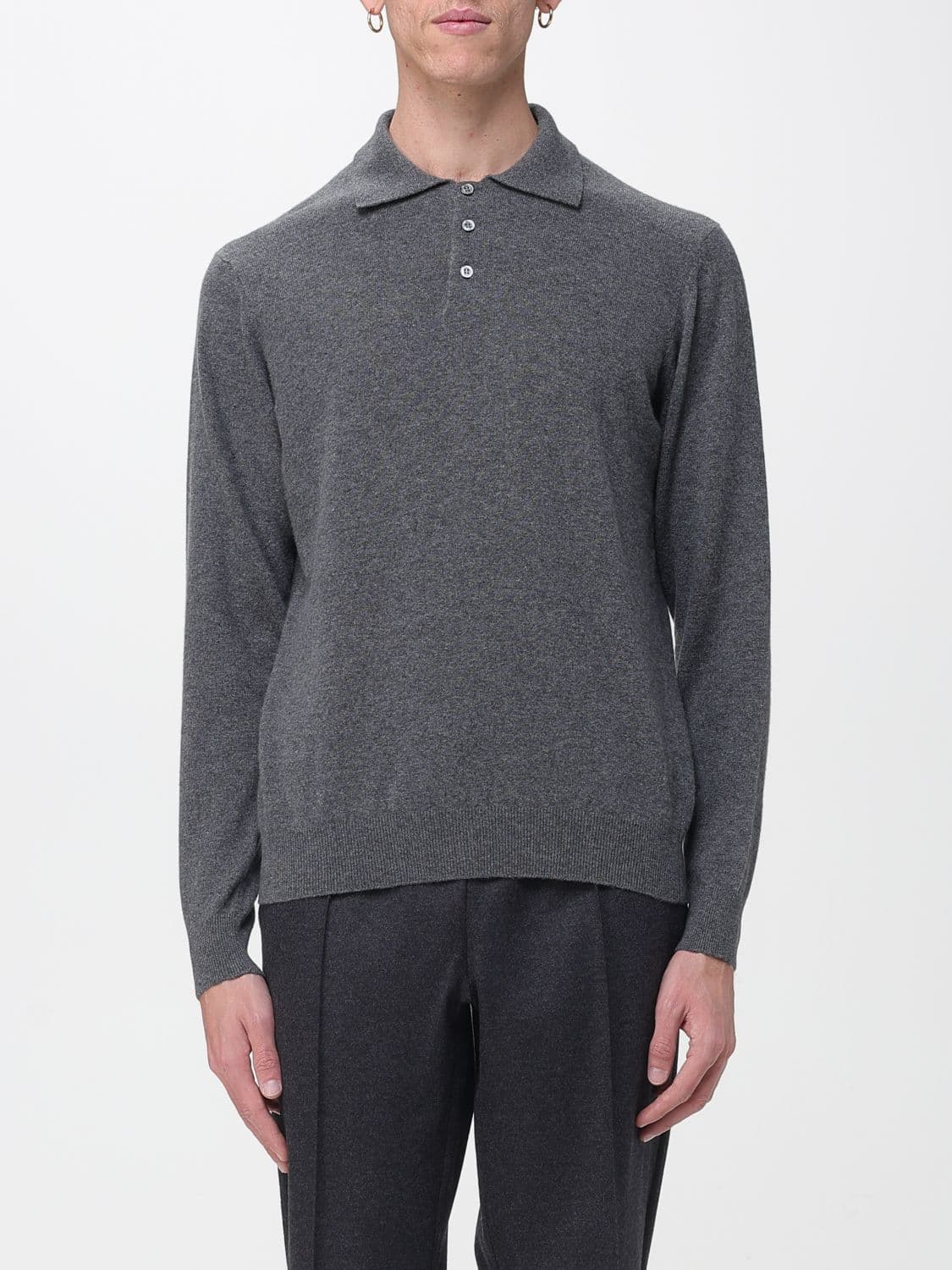 Drumohr Polo Shirt Men color Grey