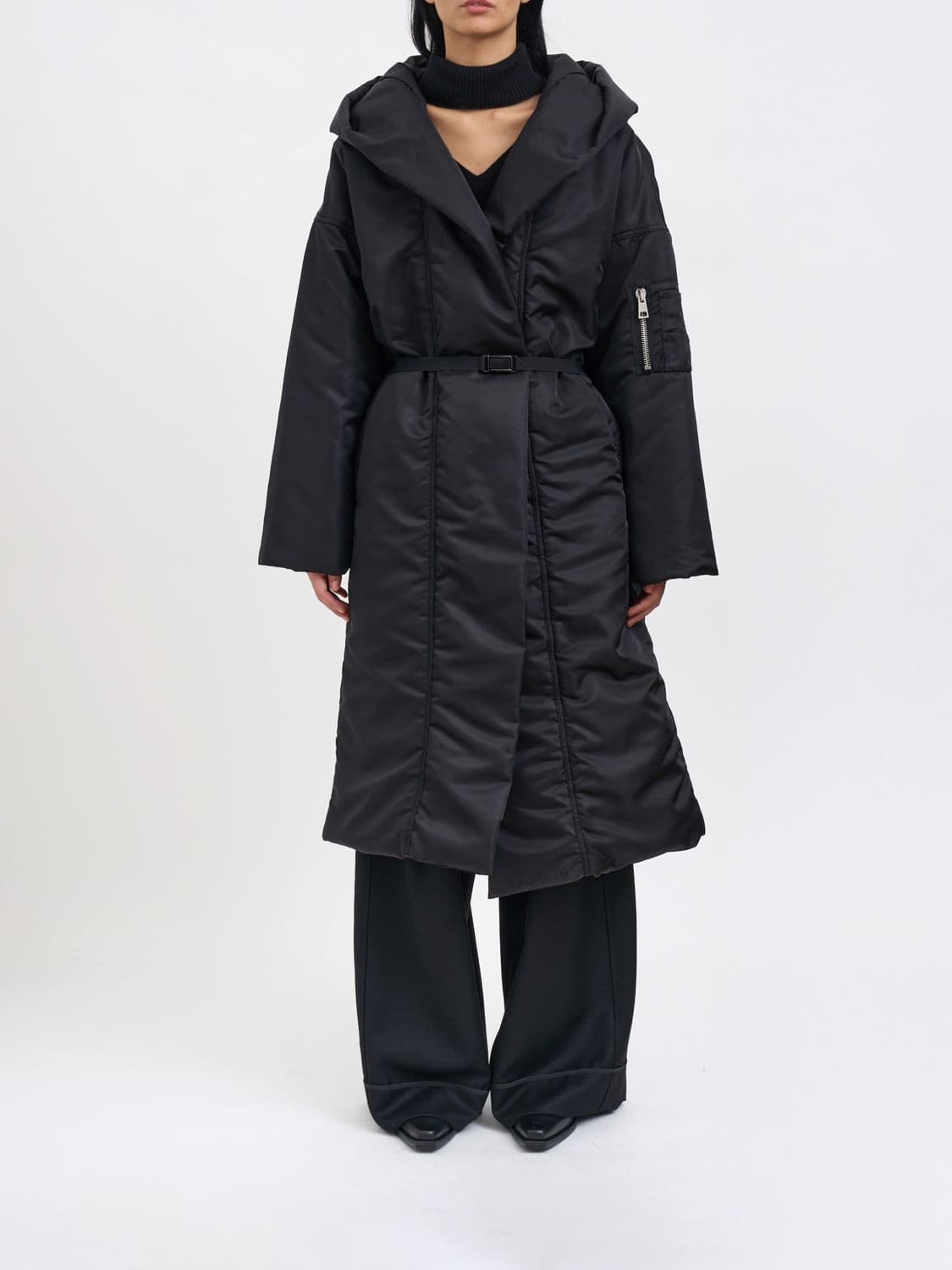 Andrea Ya'aqov Coat Woman color Black