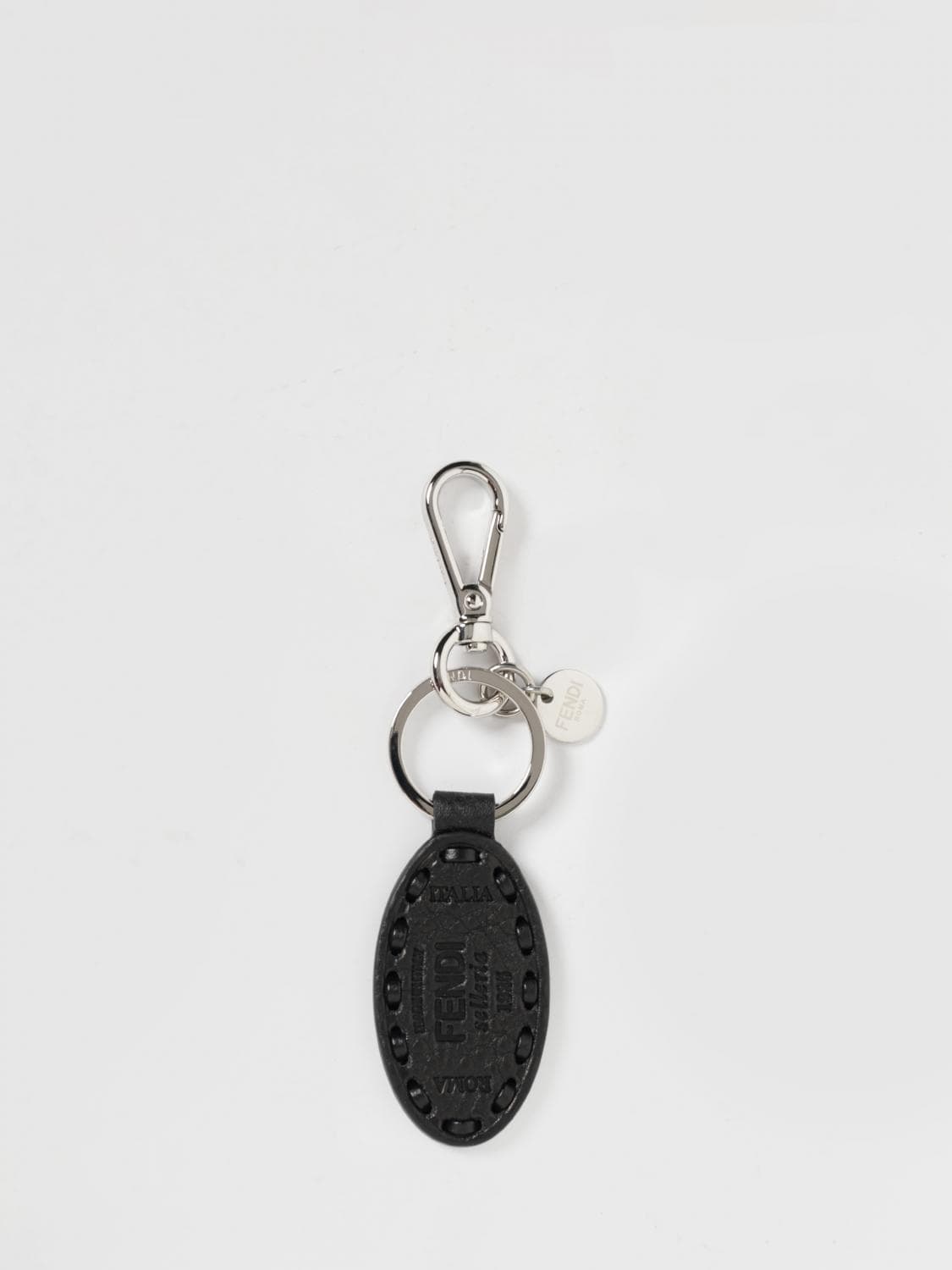 Fendi Keyring Men color Black